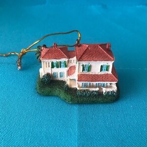 Vintage Edison Home Ft Myers Florida Christmas Ornament